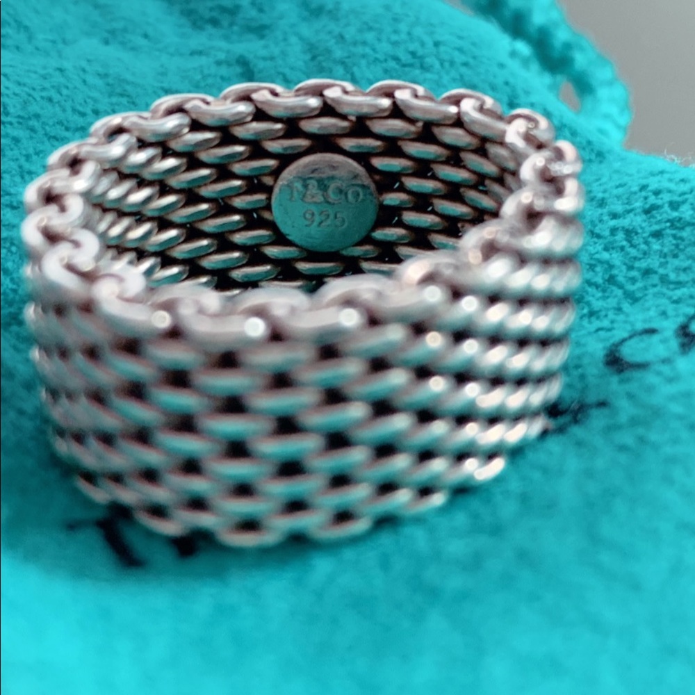 Tiffany & Co mesh ring